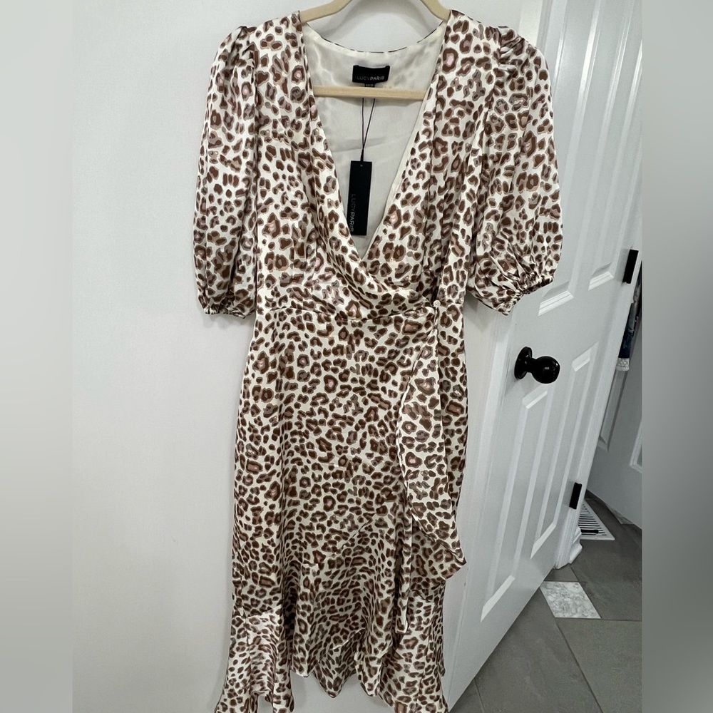Midi wrap dress